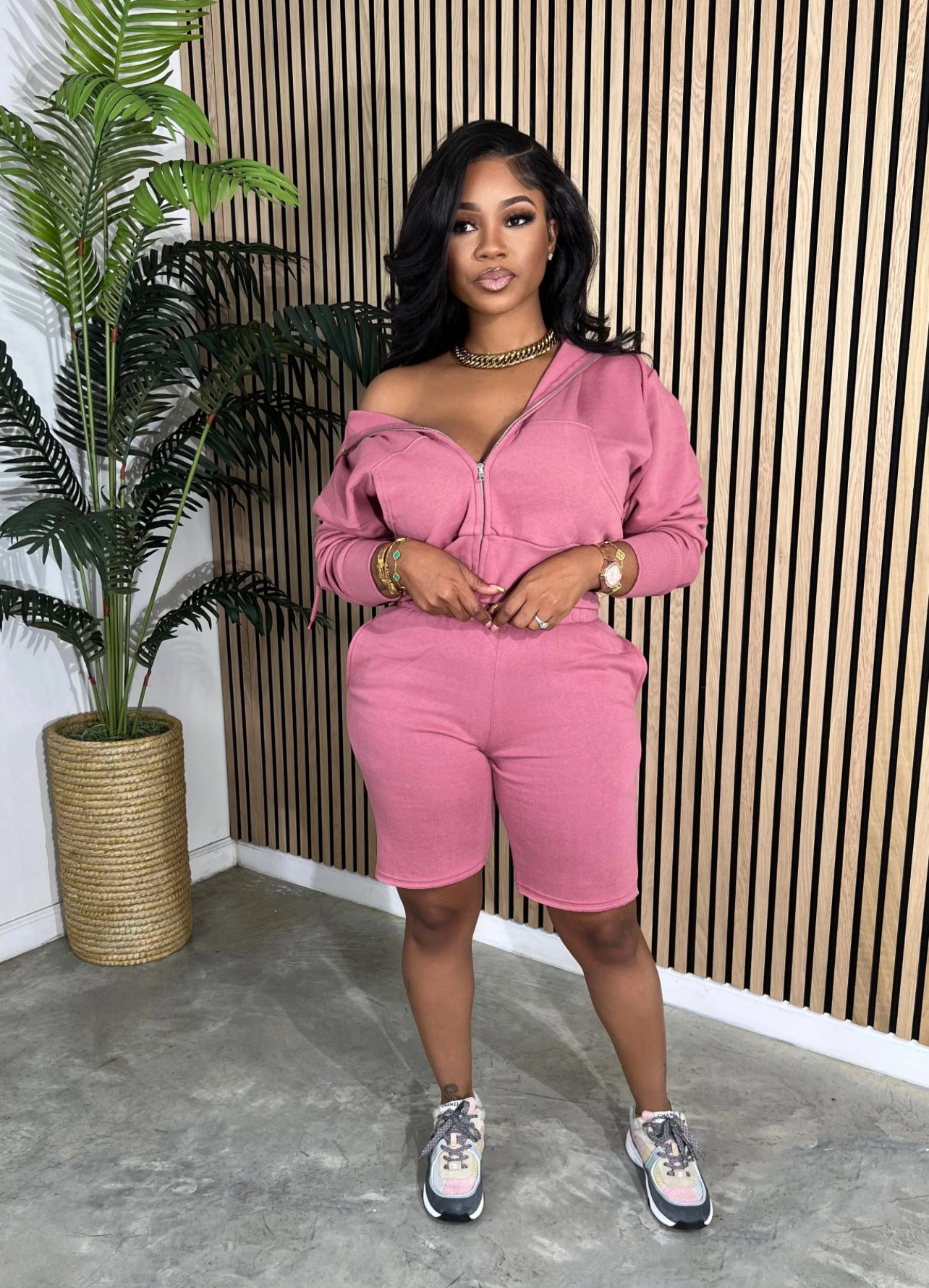 Kay set ( Dusty Pink )