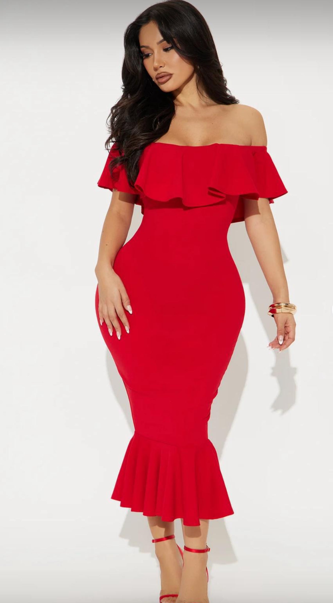 Liz Grad dress - Red