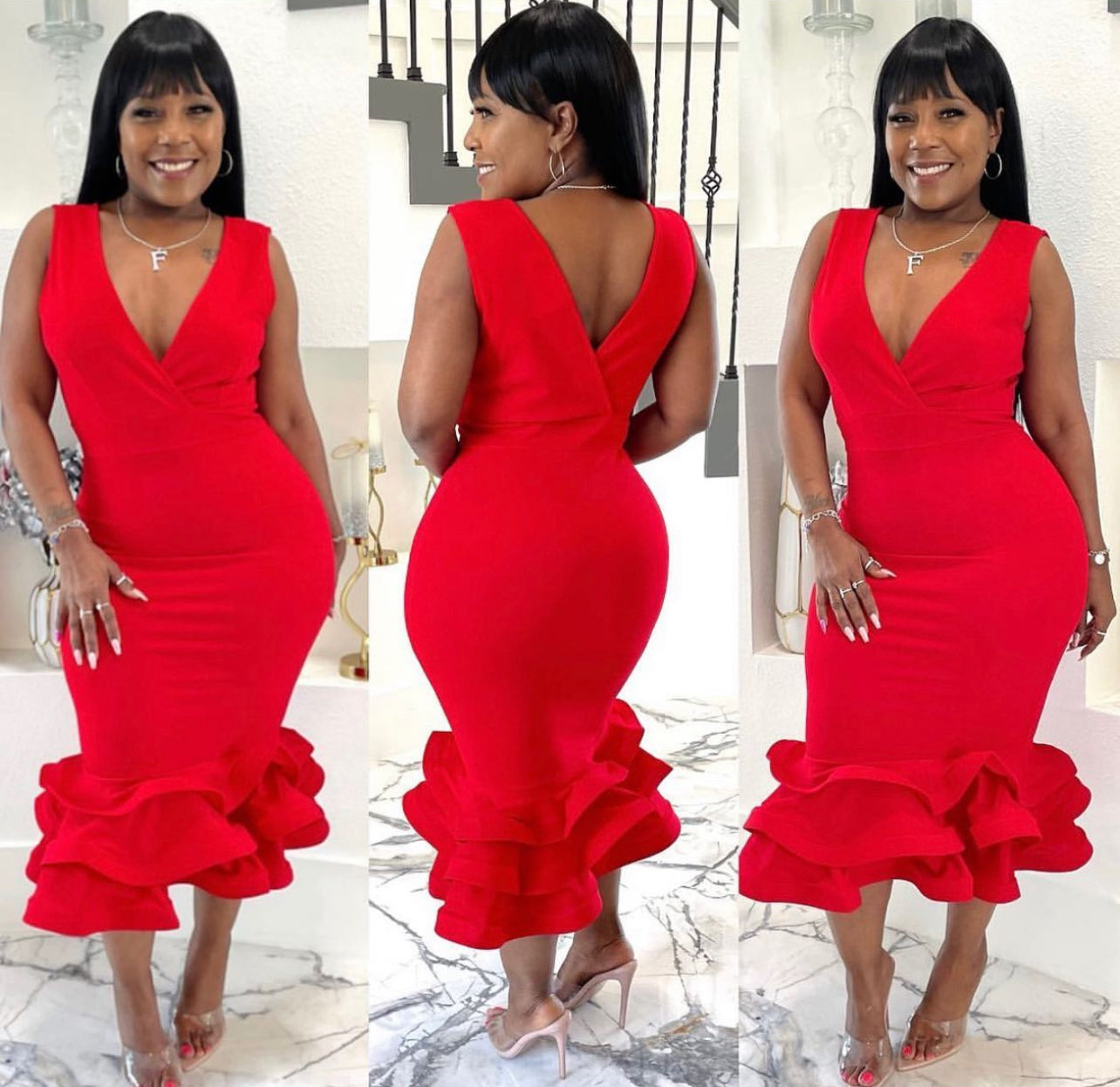 Red dress