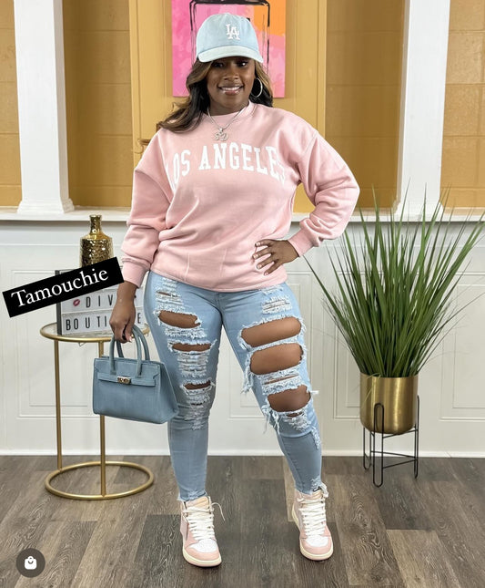 NW oversized sweatshirt - Pink