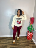 joggers pants ( Burgundy )