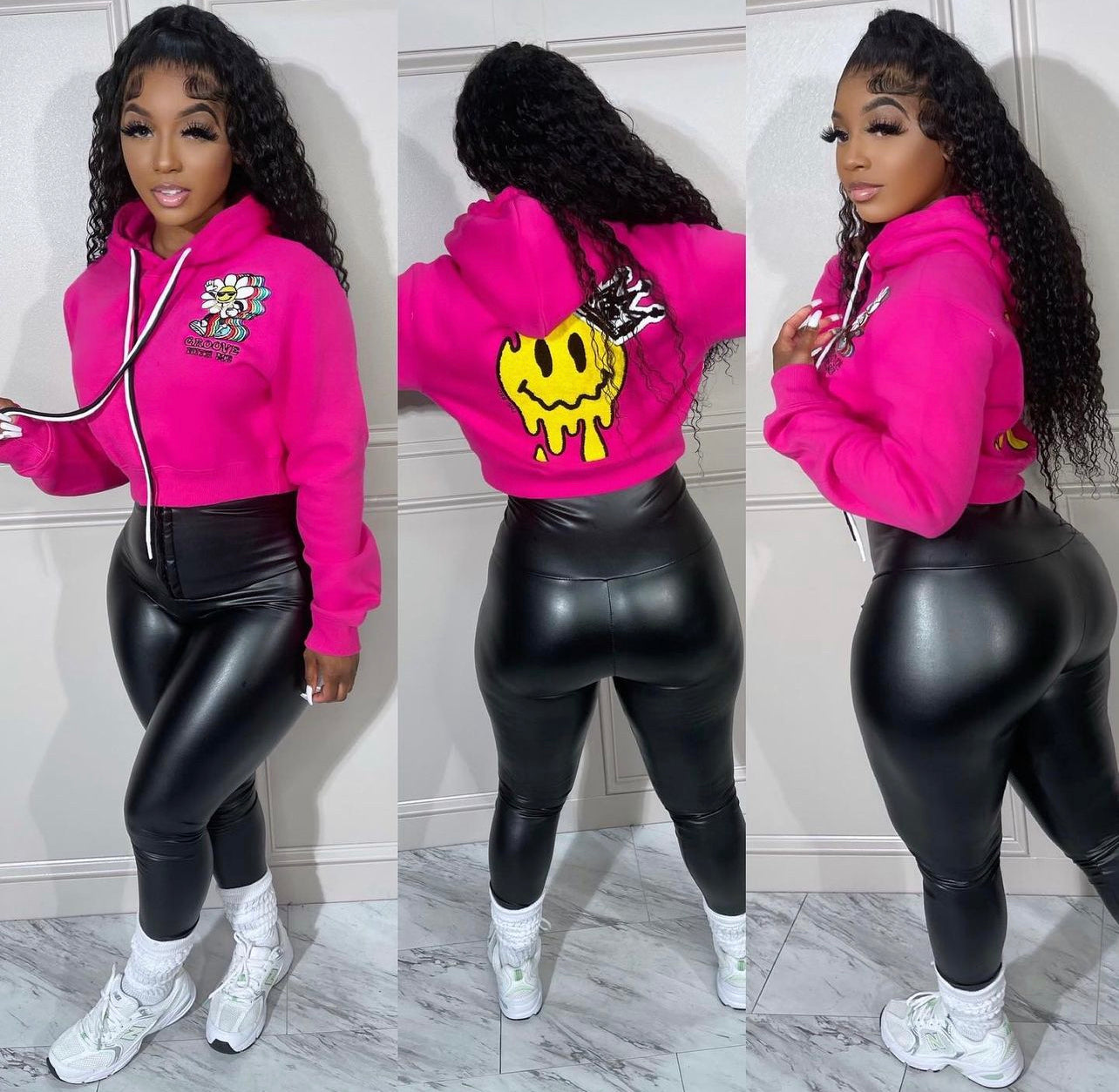Leather B Tights