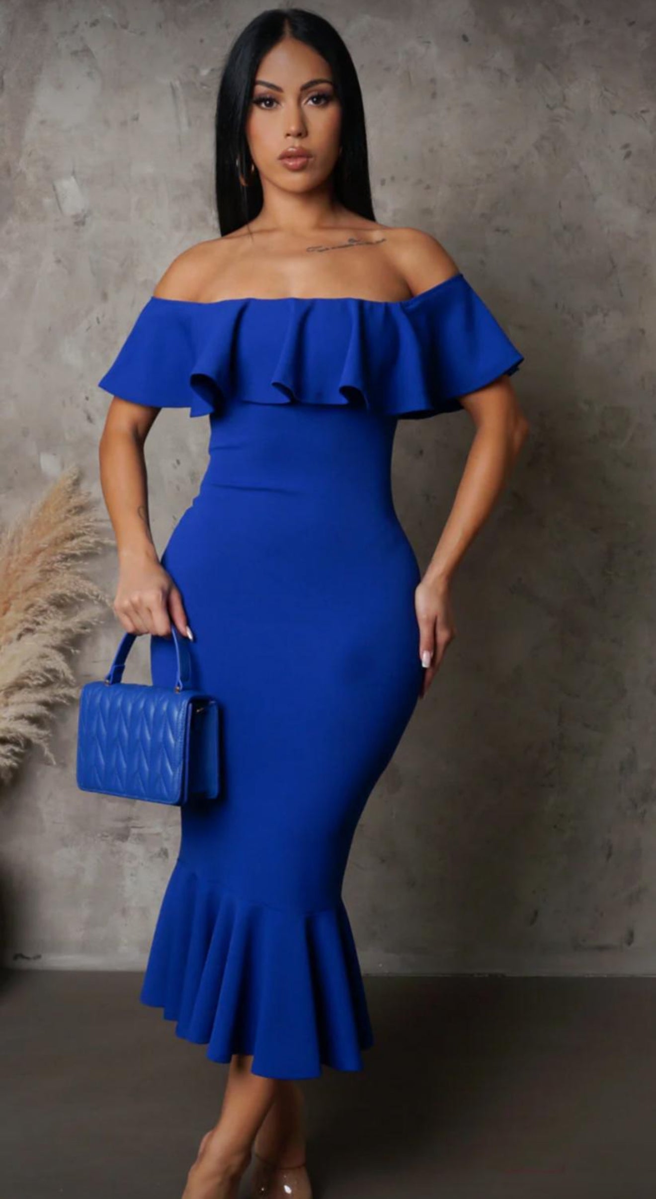 Liz Grad dress - Blue