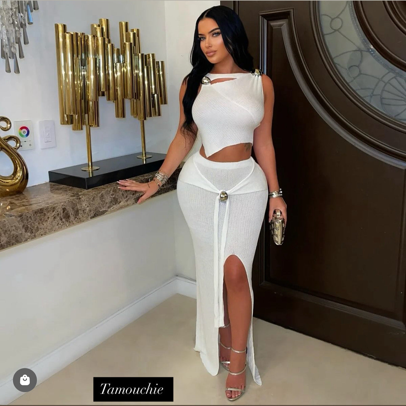 All white settings