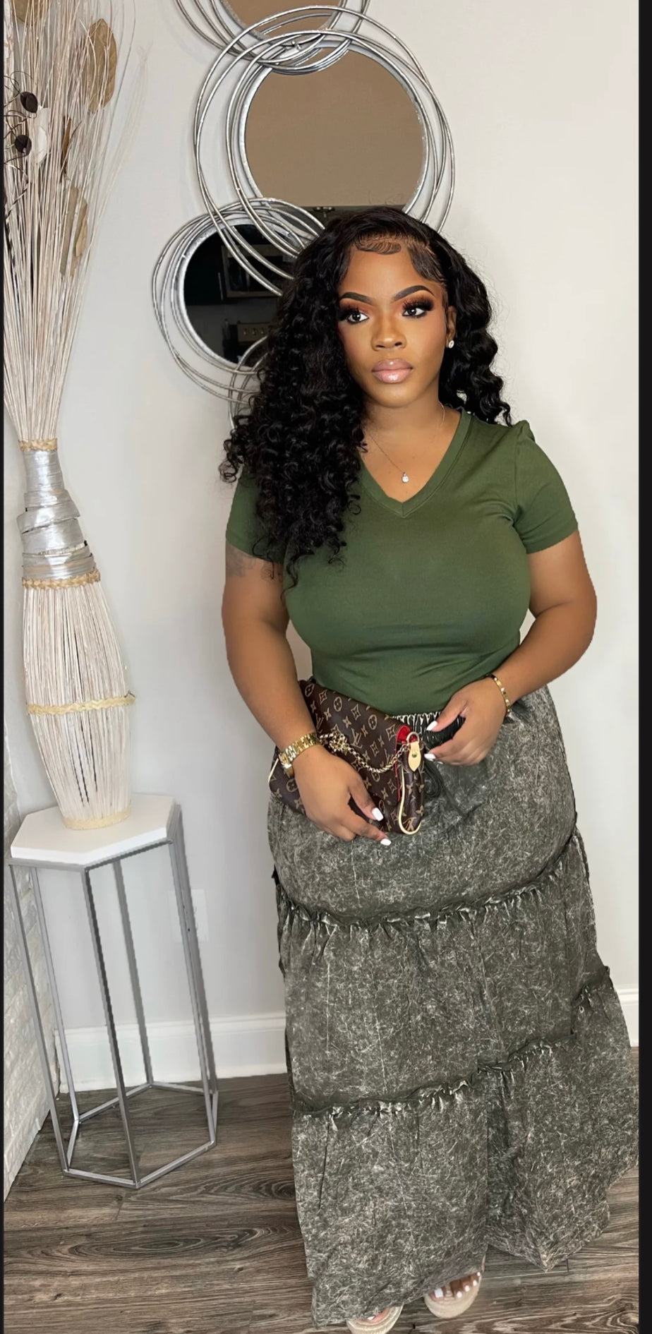 Classy skirt set