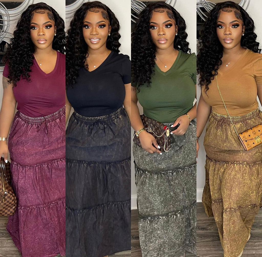 Classy skirt set