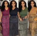 Classy skirt set