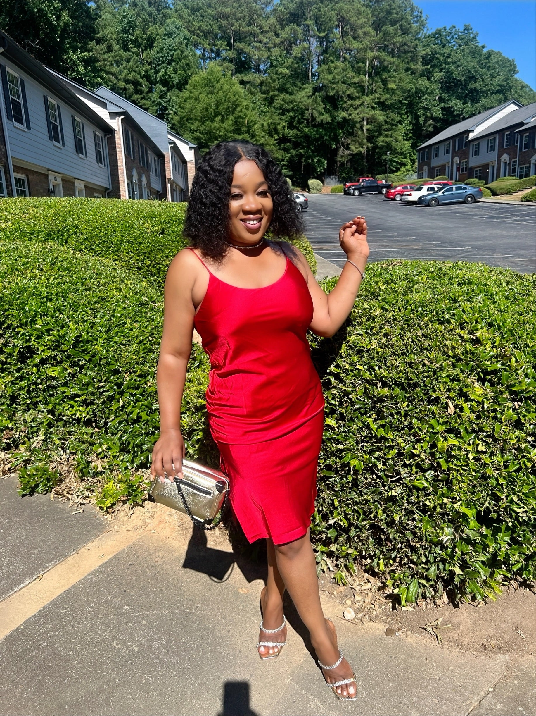 Satin dress