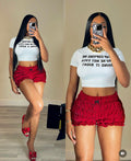 Red shorts
