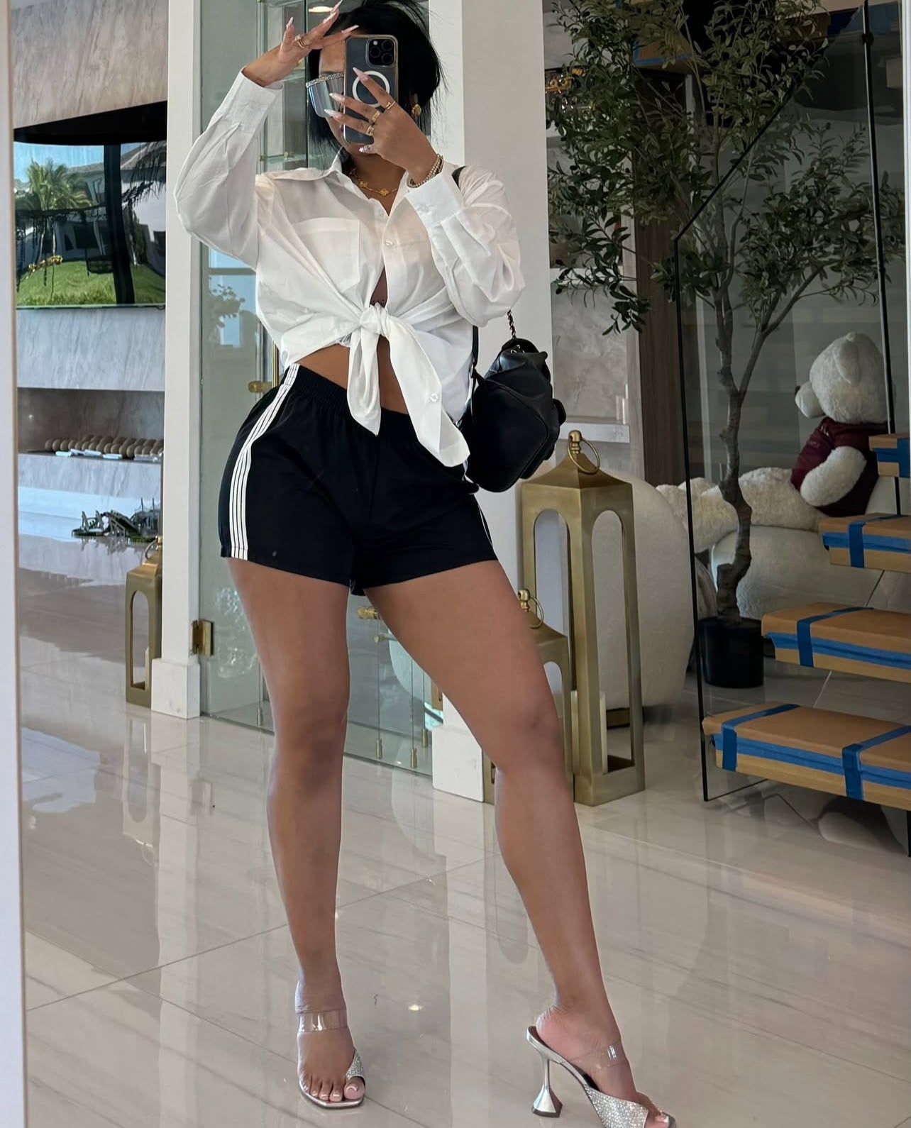 Stripe a side shorts