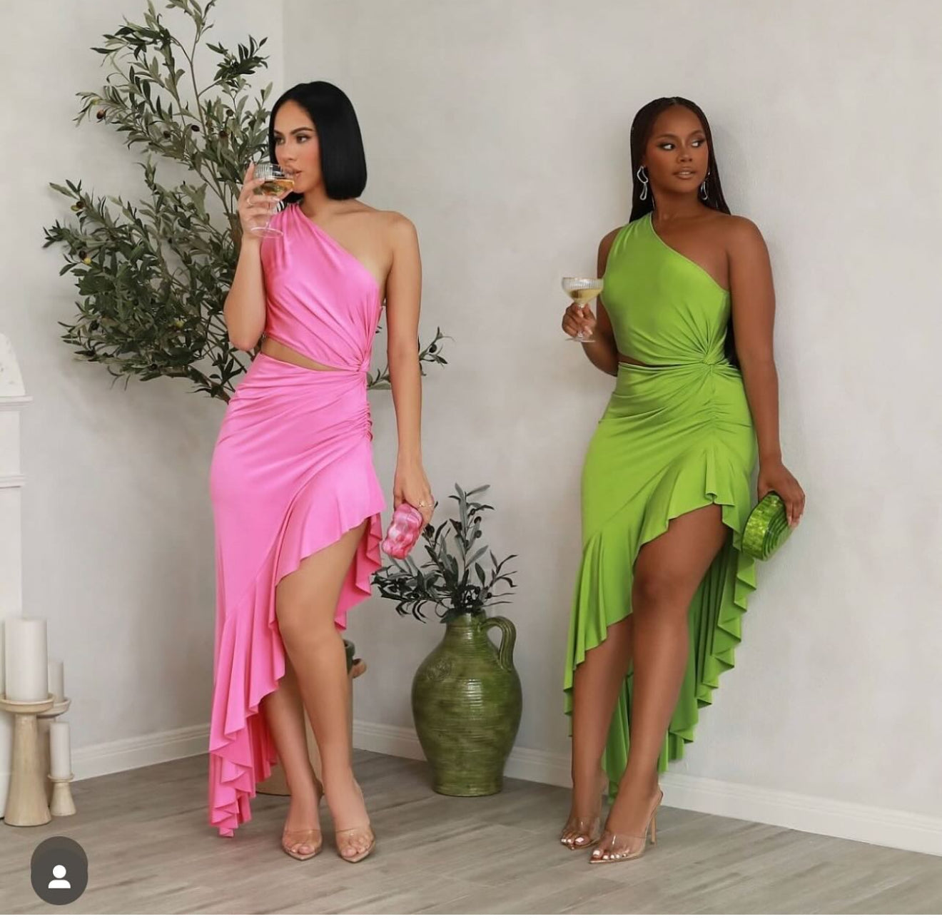 Alley Grad dress ( Pink)