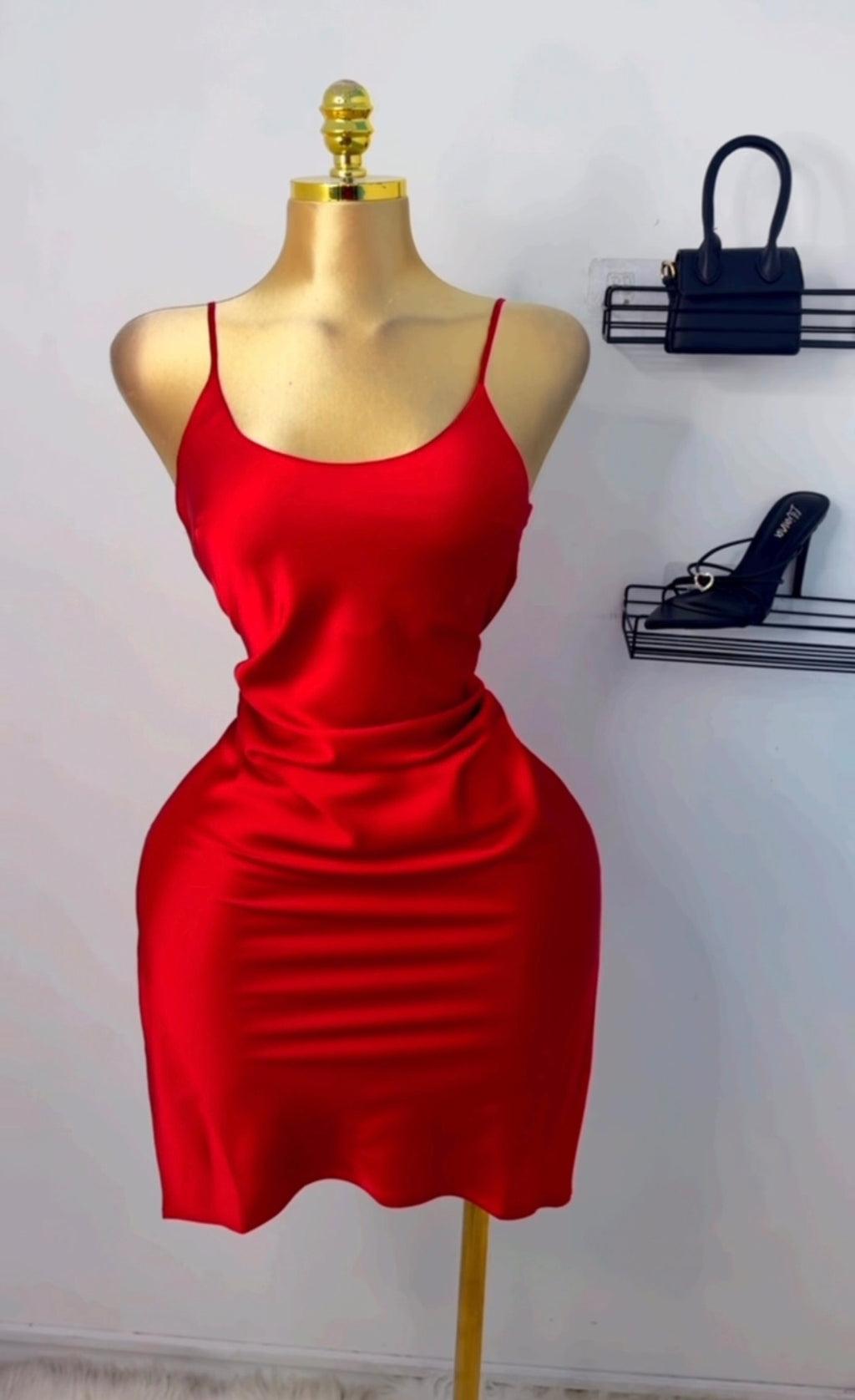 Siren in Silk dress