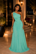 Aqua Cascade Dress