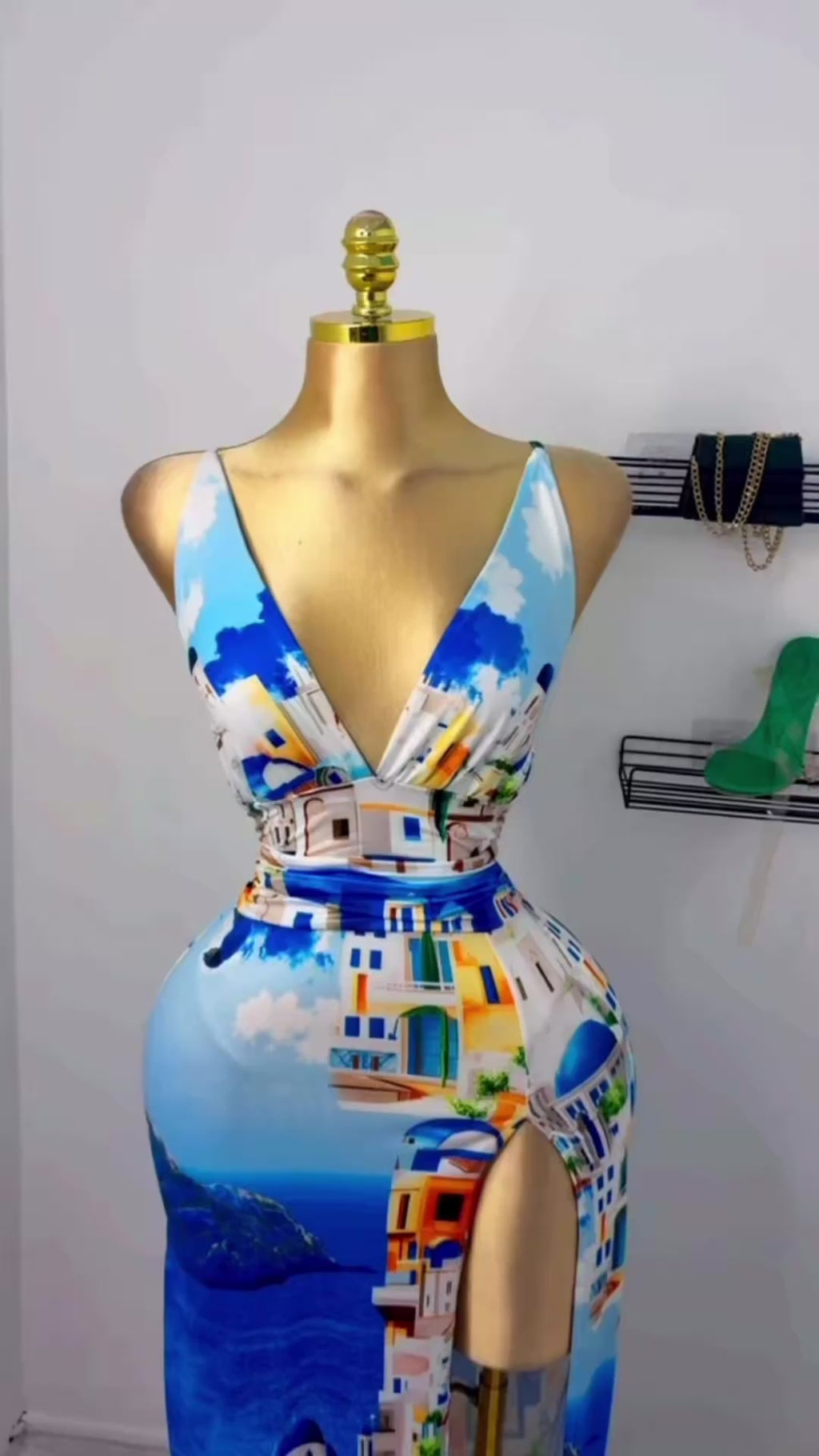 Greece vibes dress