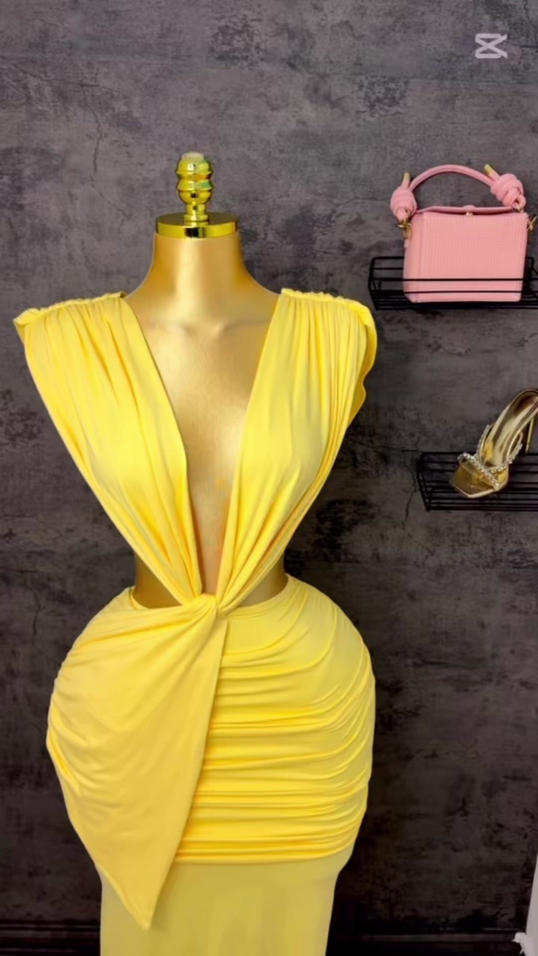 Luxe obsession dress (Yellow)