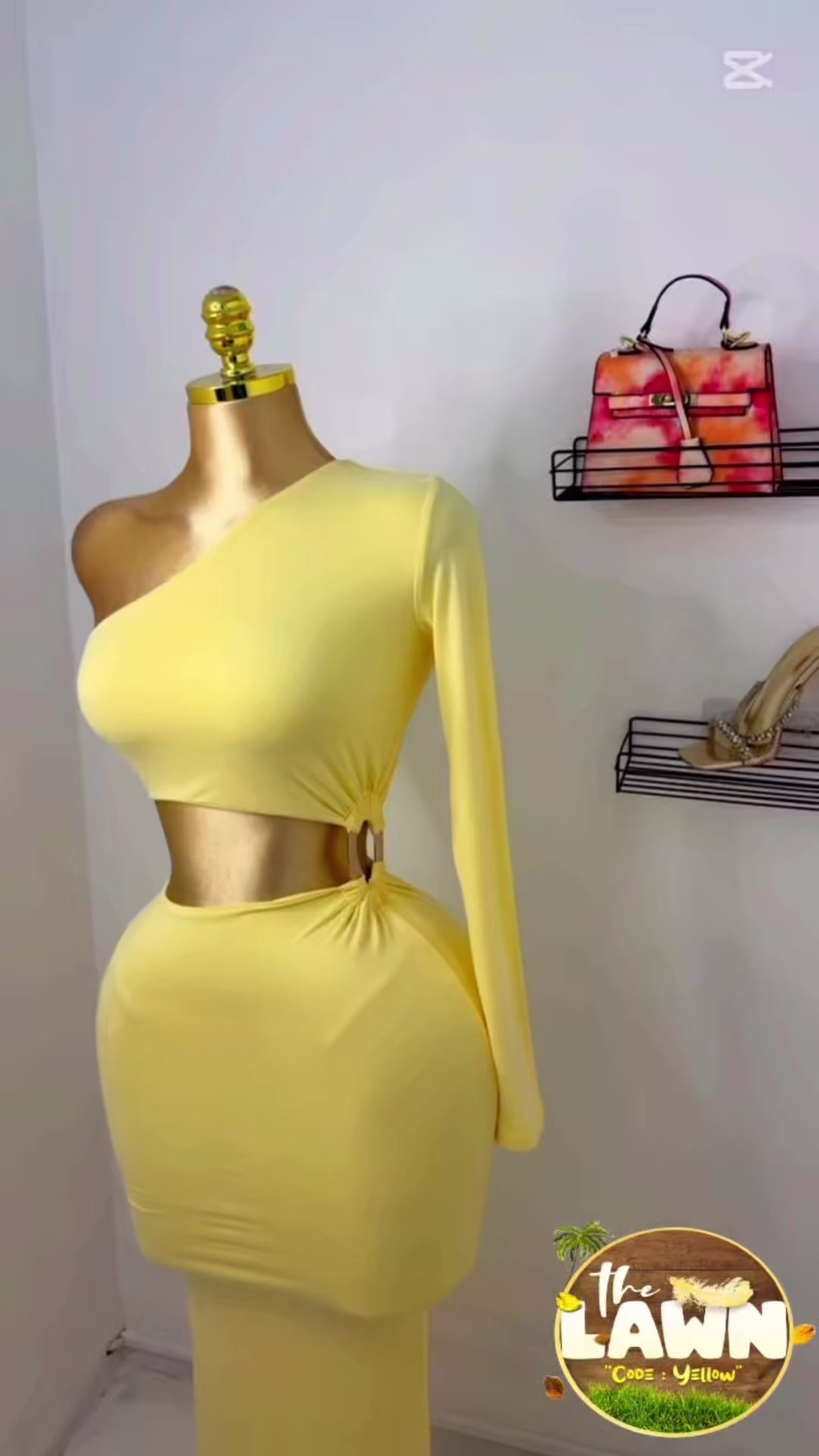 Lemon drop dress